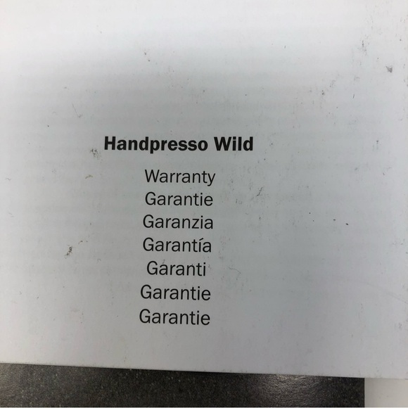 Handpresso Wild Espresso Machine hand black on the go PARTS - Picture 11 of 12